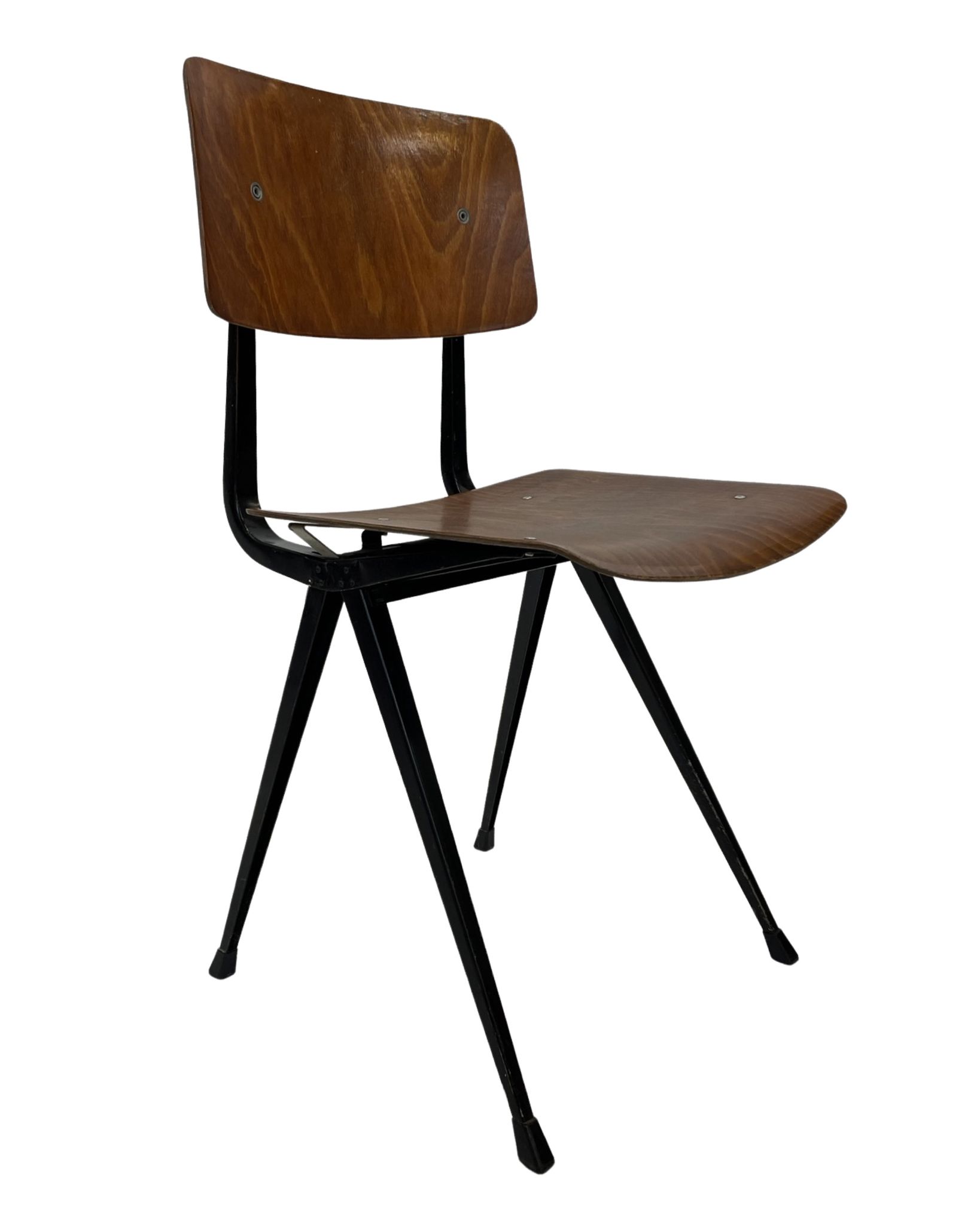 Result Chair by Friso Kramer for Ahrend De Cirkel, 1970 in black