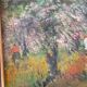 Tableau Huile sur Bois "Primavera" par Guido Bertuzzi - École Milanaise (19