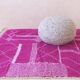 Tapis berbère rose magenta