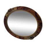 Miroir ovale art déco des années 30