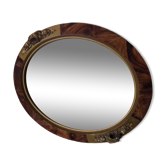 Miroir ovale art déco des années 30