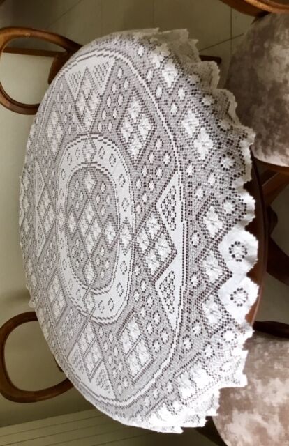 60/70 Italy fashion table made hand woven embroidered