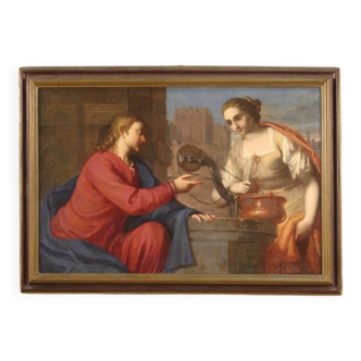 Italian school of the 17th century, Jesus and the Samaritan woman at the well ​