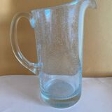Bubble glass pitcher