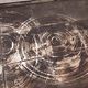 Ceramic and metal coffee table - signed Belarti - 1960s/70s