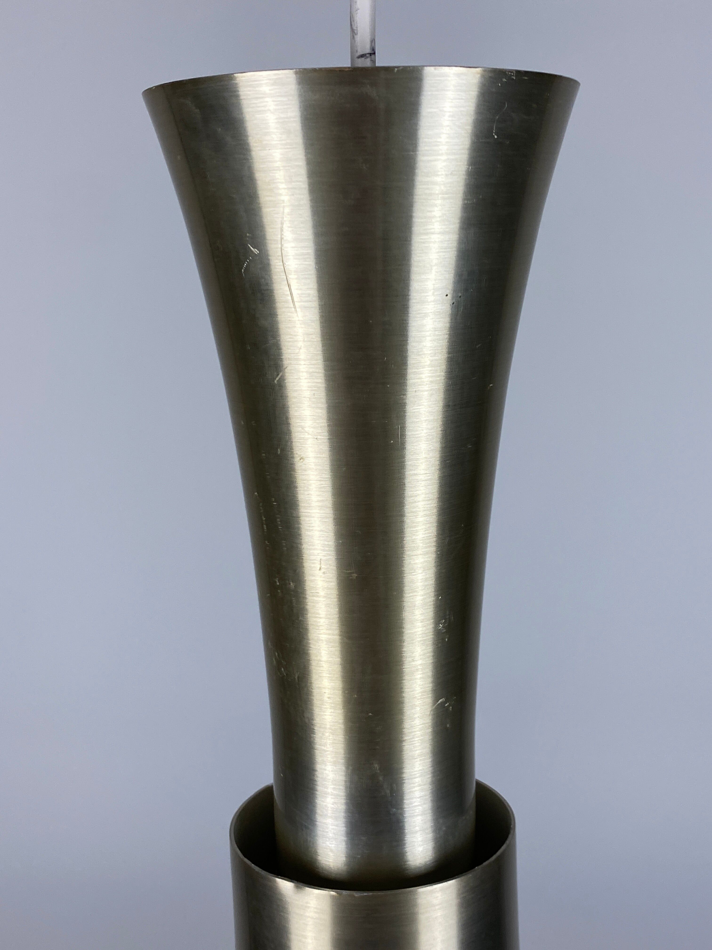 Trumpet shaped Pendant Lamp by Bent Nordsted for Lyskaer Belysning