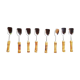 8 cuillères dessert manche bambou