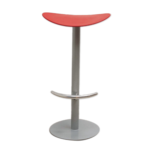 Tabouret de bar enea coma rouge