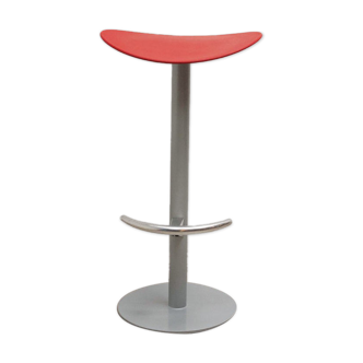 Tabouret de bar enea coma rouge