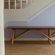 1950's bamboo flower bench