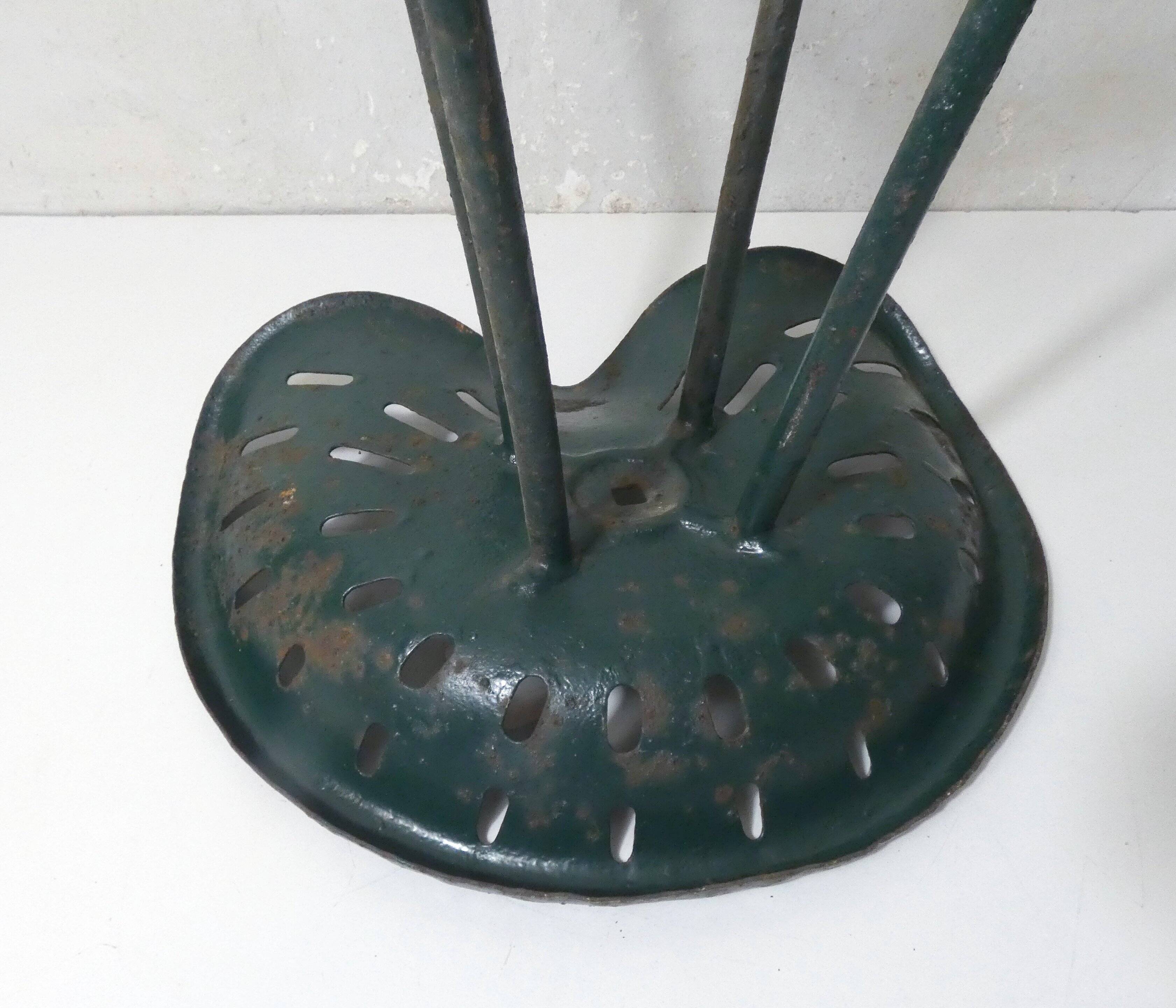 Old tractor seat stool