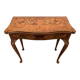 Table a jeu de style Louis XV en marqueterie Hollandaise XIX siècle Console