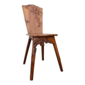 Art Nouveau Chair with Ivy Decoration