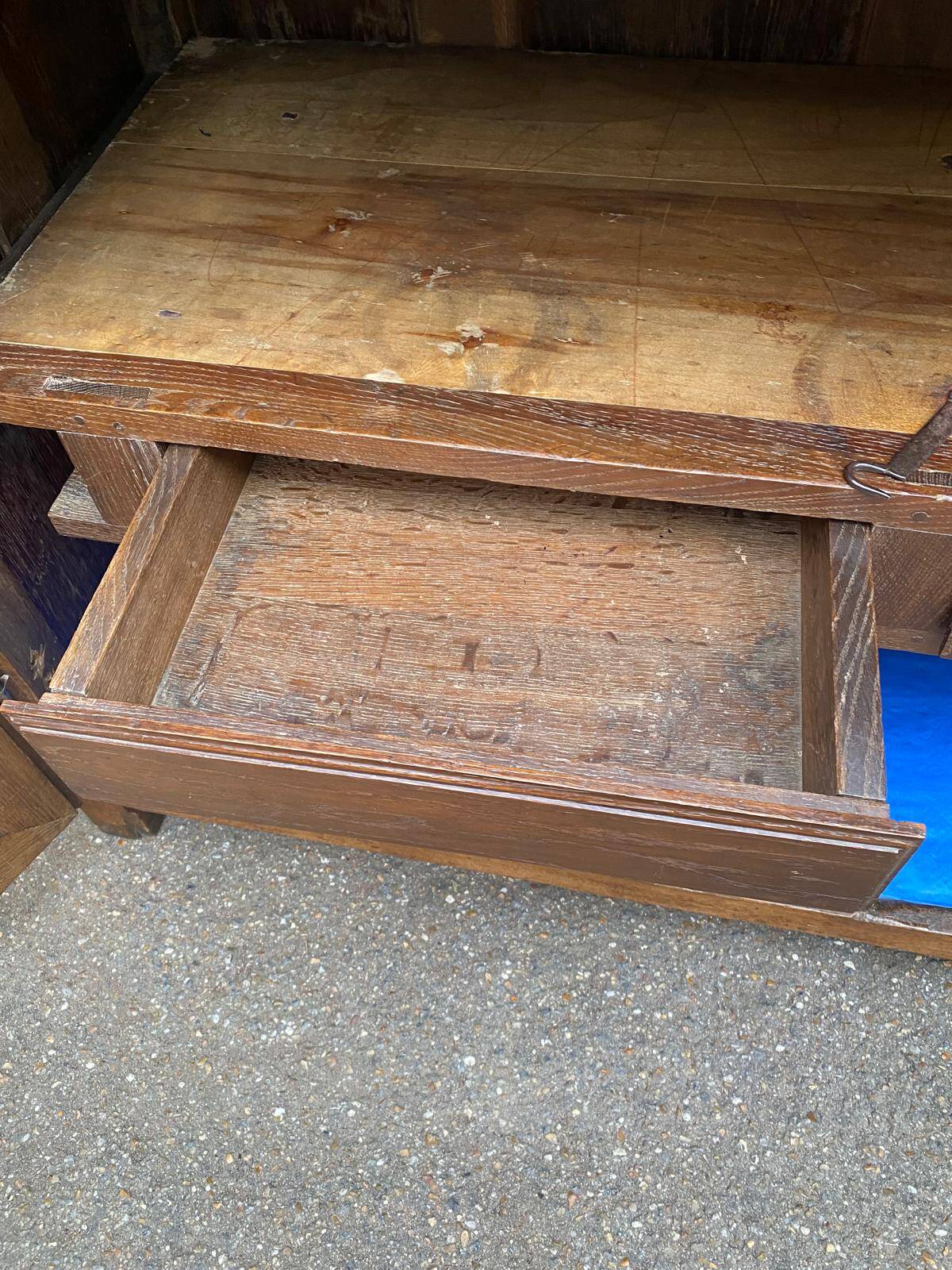 18th Century Solid Oak Farmhouse Buffet