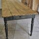 Table de ferme chêne massif 250cm d’office vintage 10-12 personnes