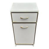 Vintage bathroom cabinet 1970s Mid-Century Modern Space Age style