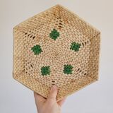 Duo raffia baskets
