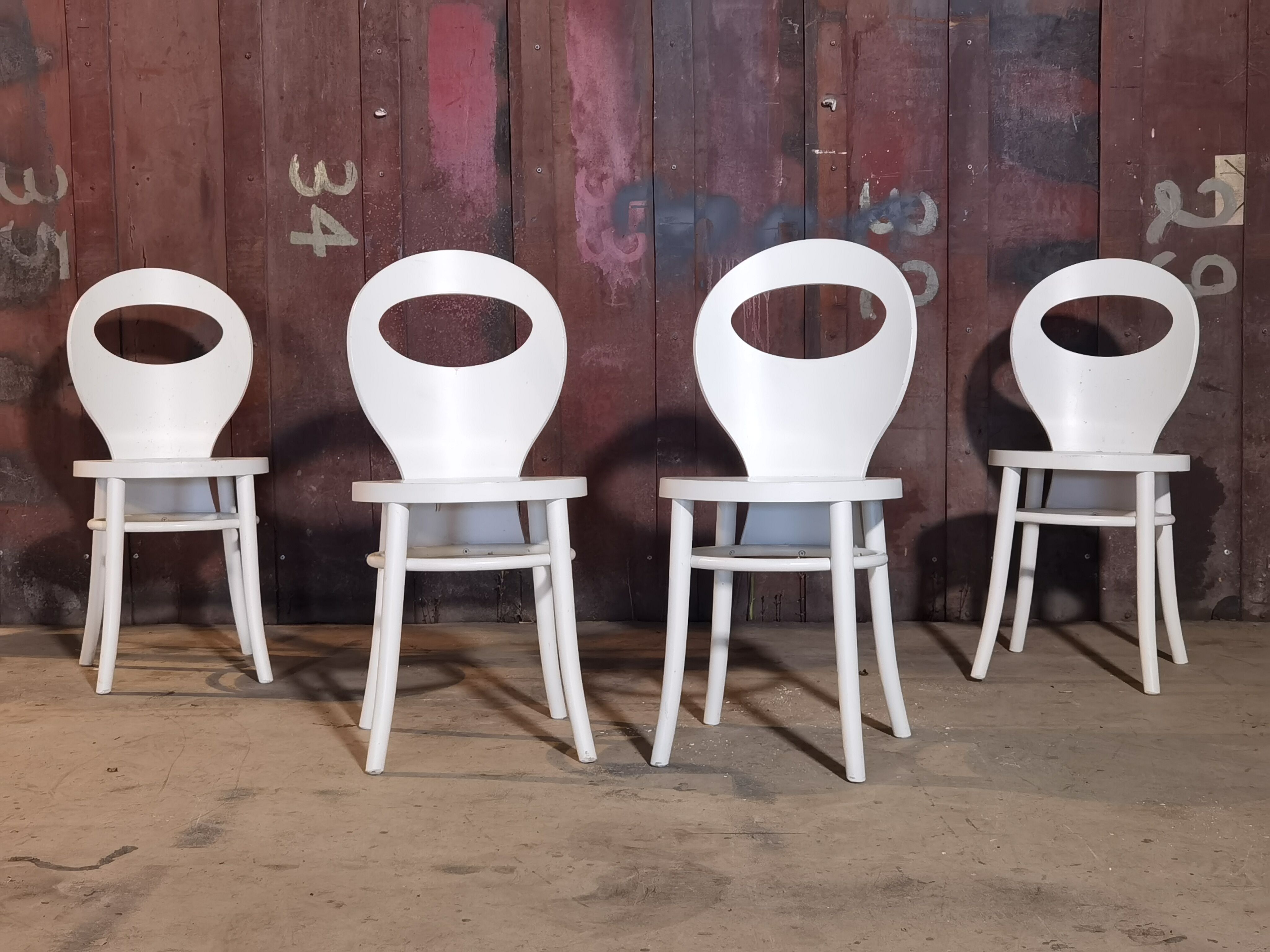 Lot of 4 Baumann chairs