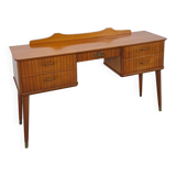 Side table met lades en messing details uit Zweden, kinder bureau