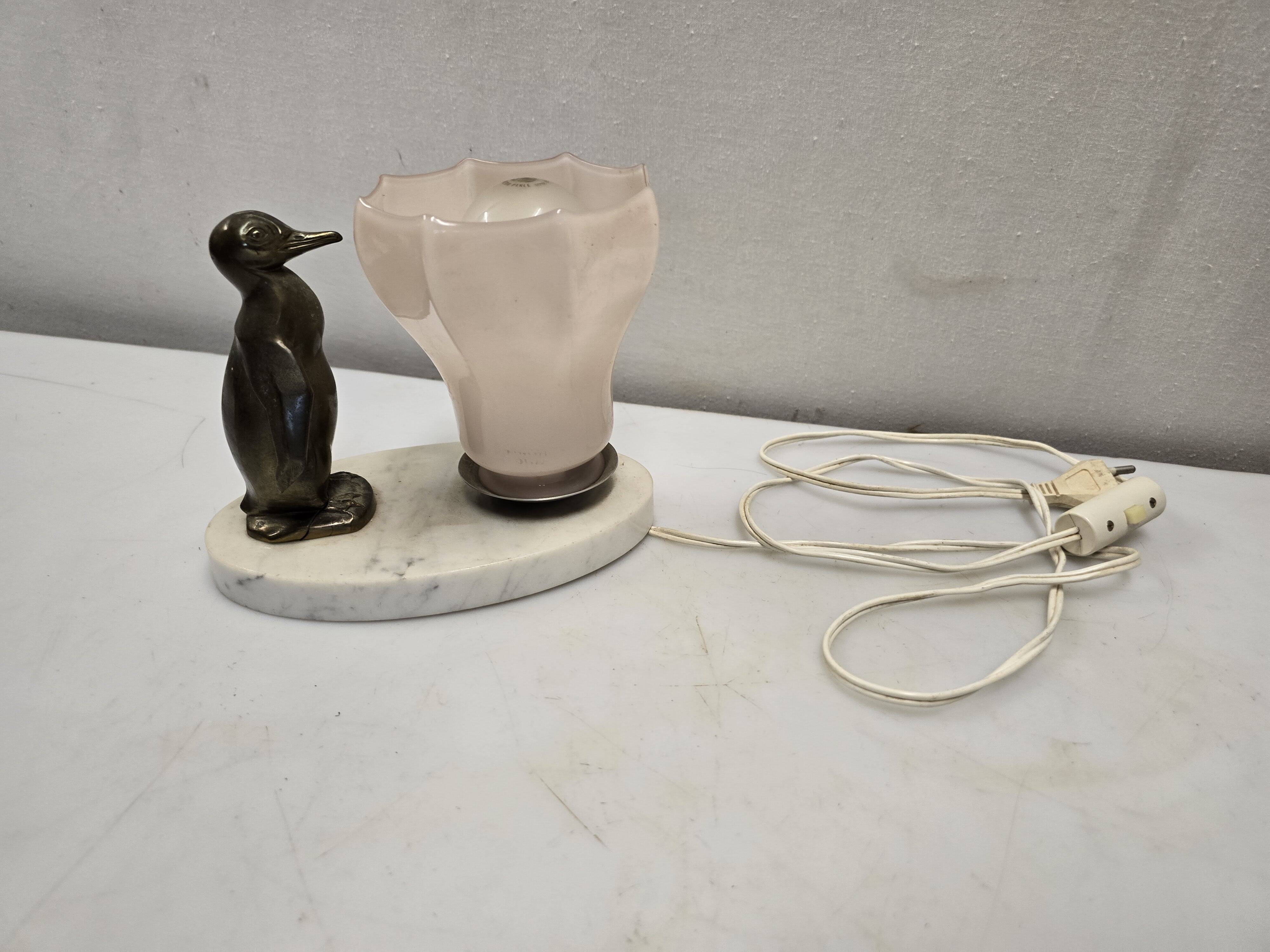 Penguin lamp from the 60s