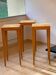 Set of 3 Pedestals and Console Table by Jacques Grange, France, 1973