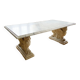 Jean-Charles Moreux style marble and stone table