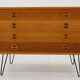 Commode à tiroirs en chêne recyclé des années 1960, Danemark