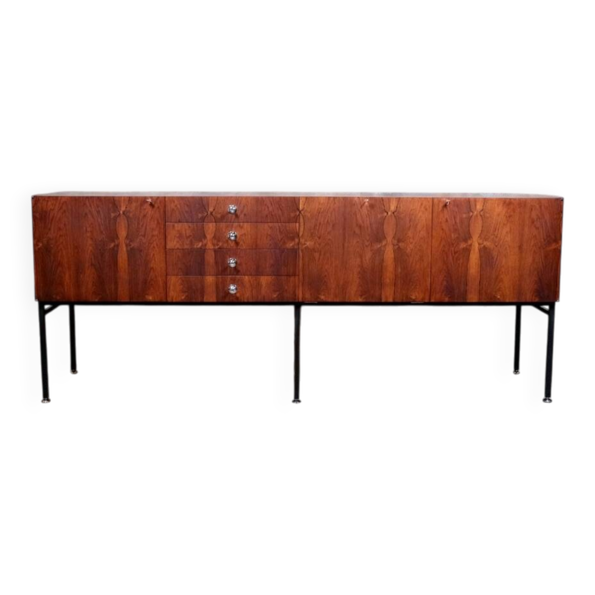 Rosewood sideboard 816 by Alain Richard for Meubles TV, France, 1960