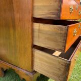 Semainier with support height in Mahogany