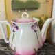 Teapot in antique porcelain "Art Nouveau"