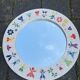 Vintage Mozaik mirror. Children mirror, Childsroom mirror tiles.