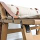 Fauteuil danois avec sangles en toile et cuir, XXe siècle