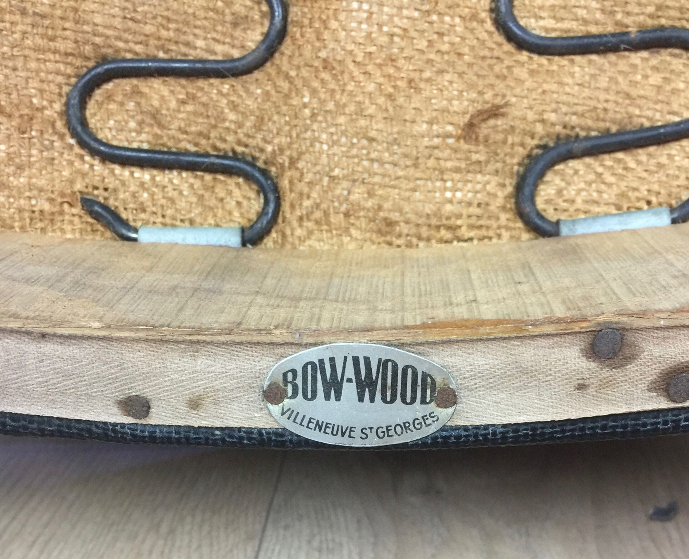 Pair of Bow Wood armchairs 1950s