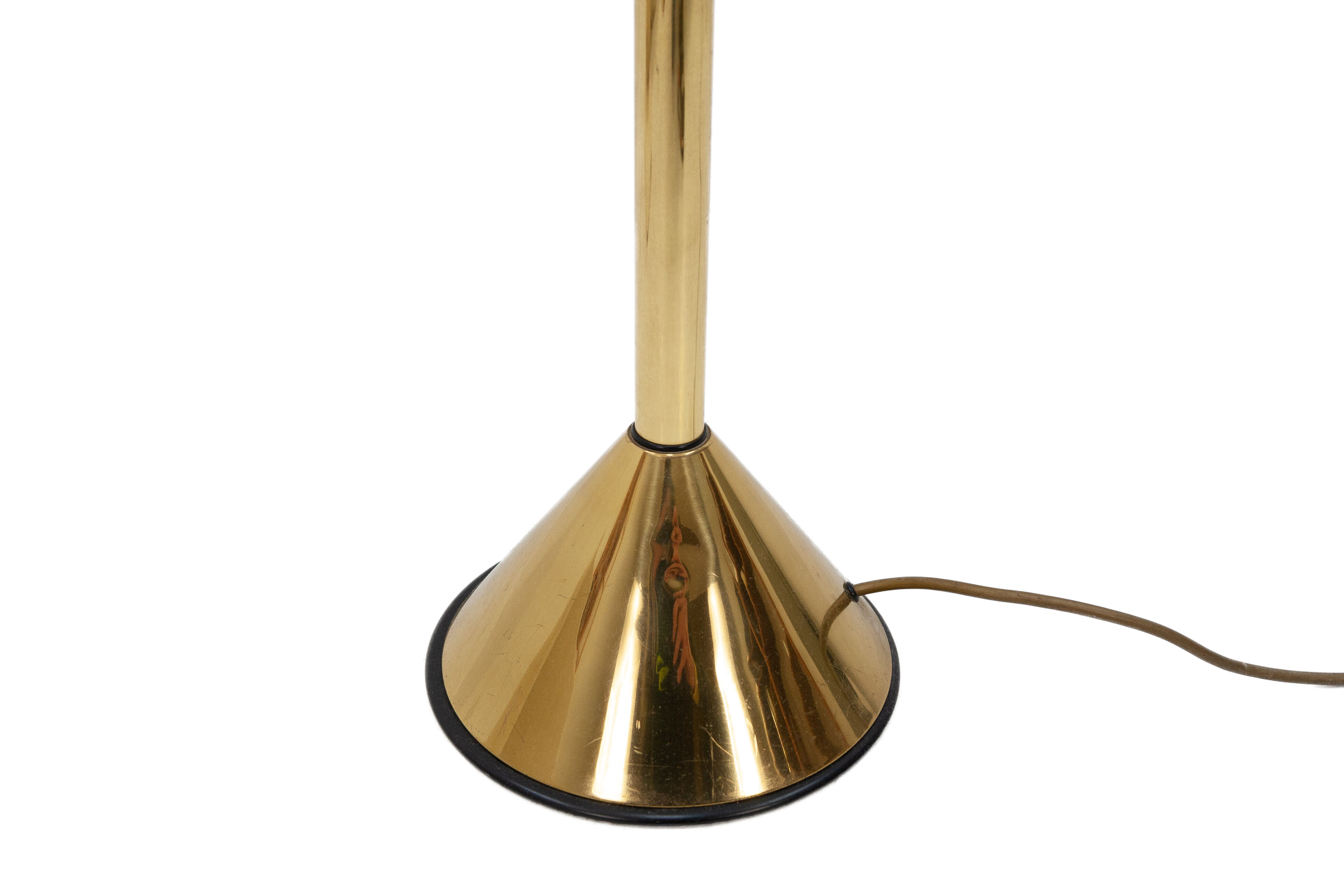 Vintage Brass Floor Lamp, 1974