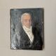 Old portrait oil on canvas country decoration