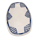 Ravier dish signed Moulin des loups Hamage Orchies Nord France model Pantin