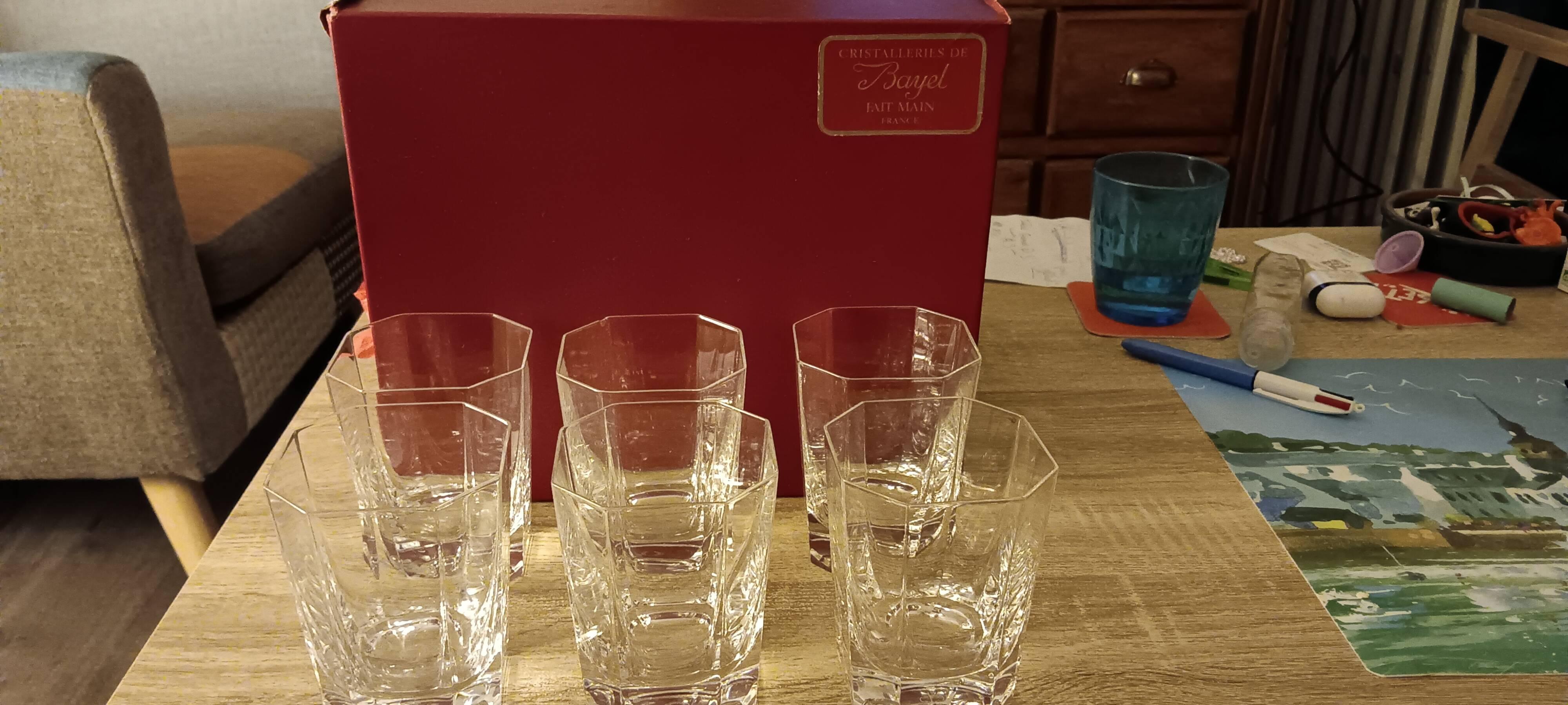 Crystal glasses