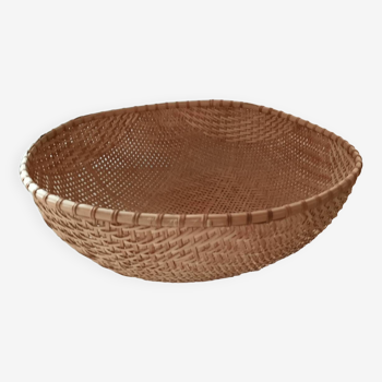 Large Asian-style wicker basket