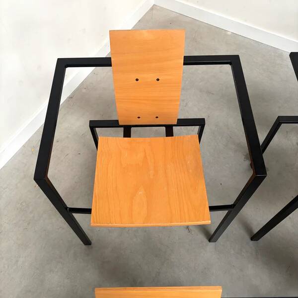 6x Trix dining chair by KFF Design, 1980s