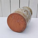 Ceramic vase signed Vallauris vintage