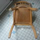 Chaise de bistrot bois vintage Luterma assise percée