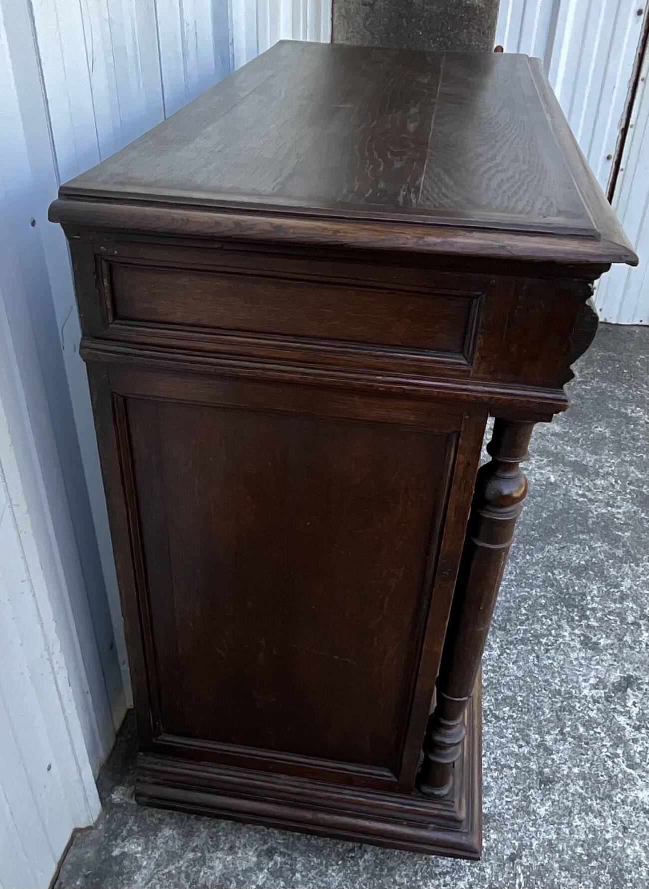 Solid Oak Storage Unit – Country Style, Late 19th Century