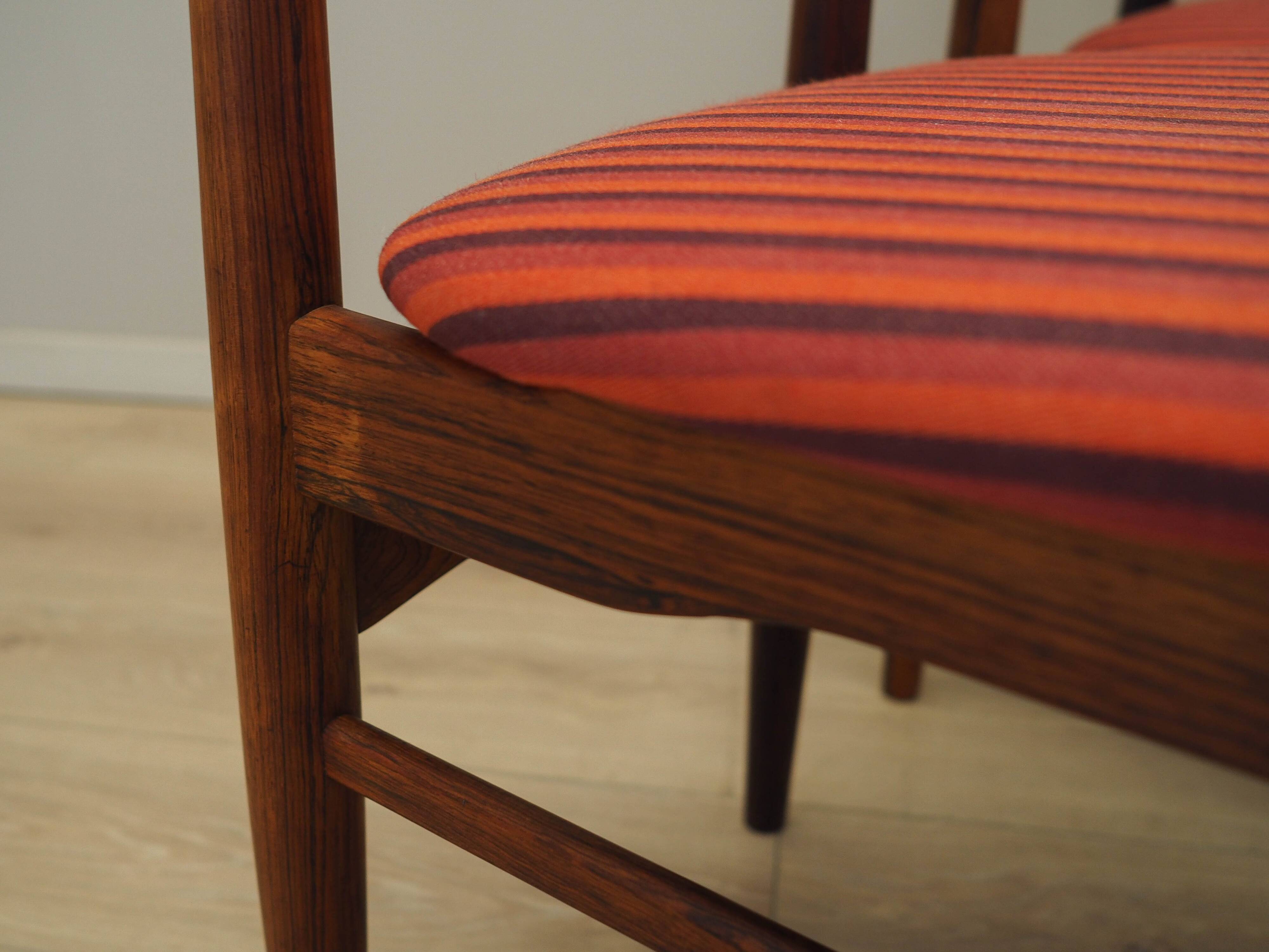 Set of six rosewood chairs, Danish design, 1970s, manufacturer: Skovby Møbe