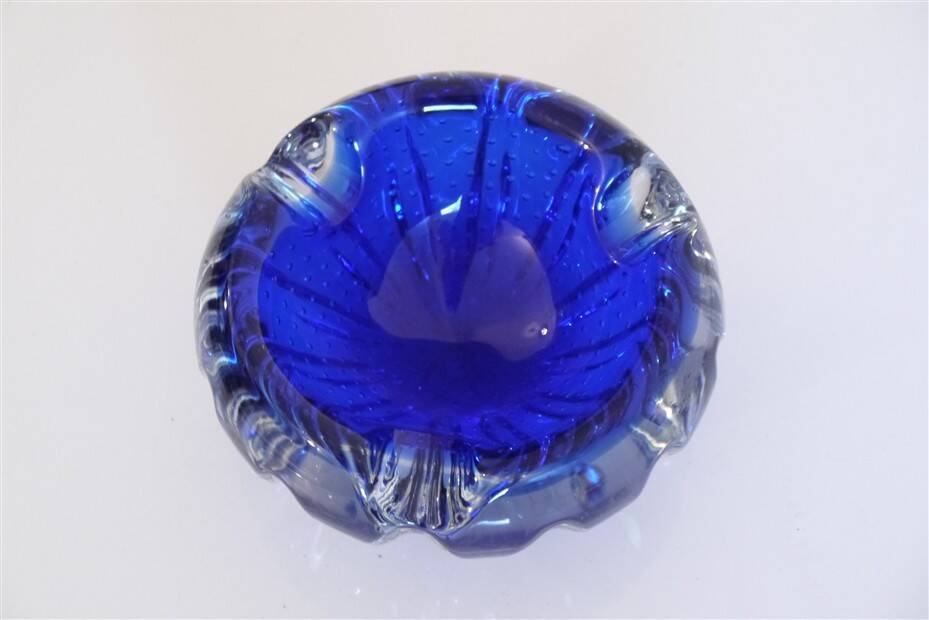 Vide poche en verre immergé 1970
