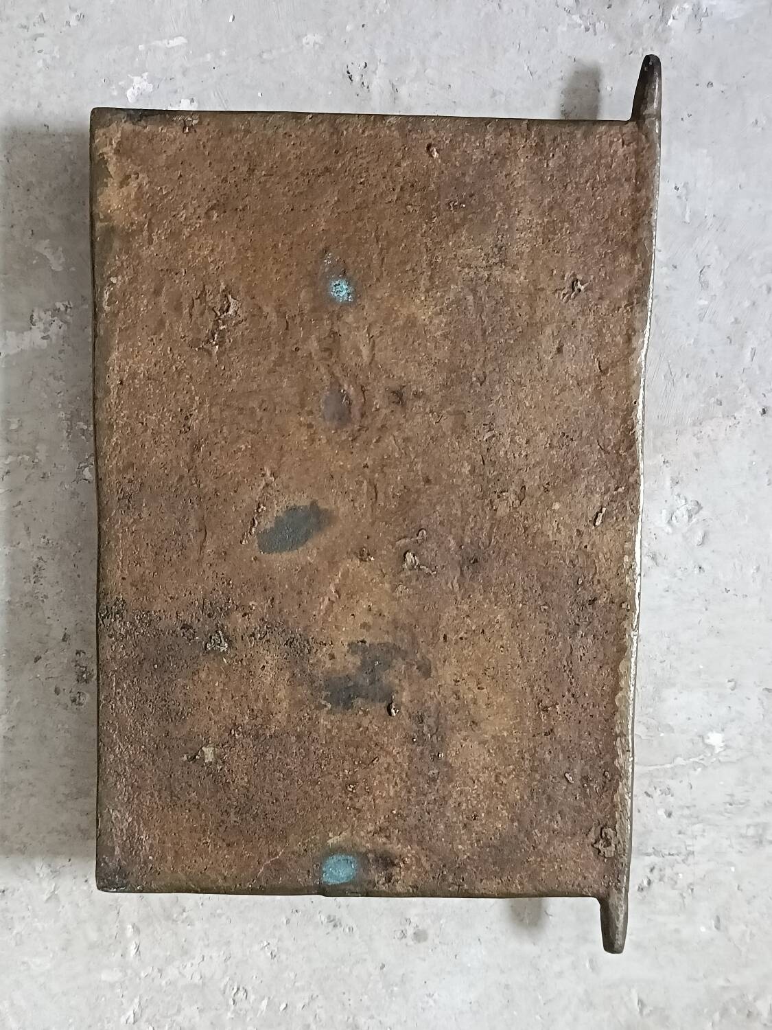 Antique small Dogon bronze door