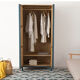 Cane and rattan wardrobe Made – large capacity