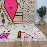 Azilal Berber rug in handmade wool 290 X 200 CM