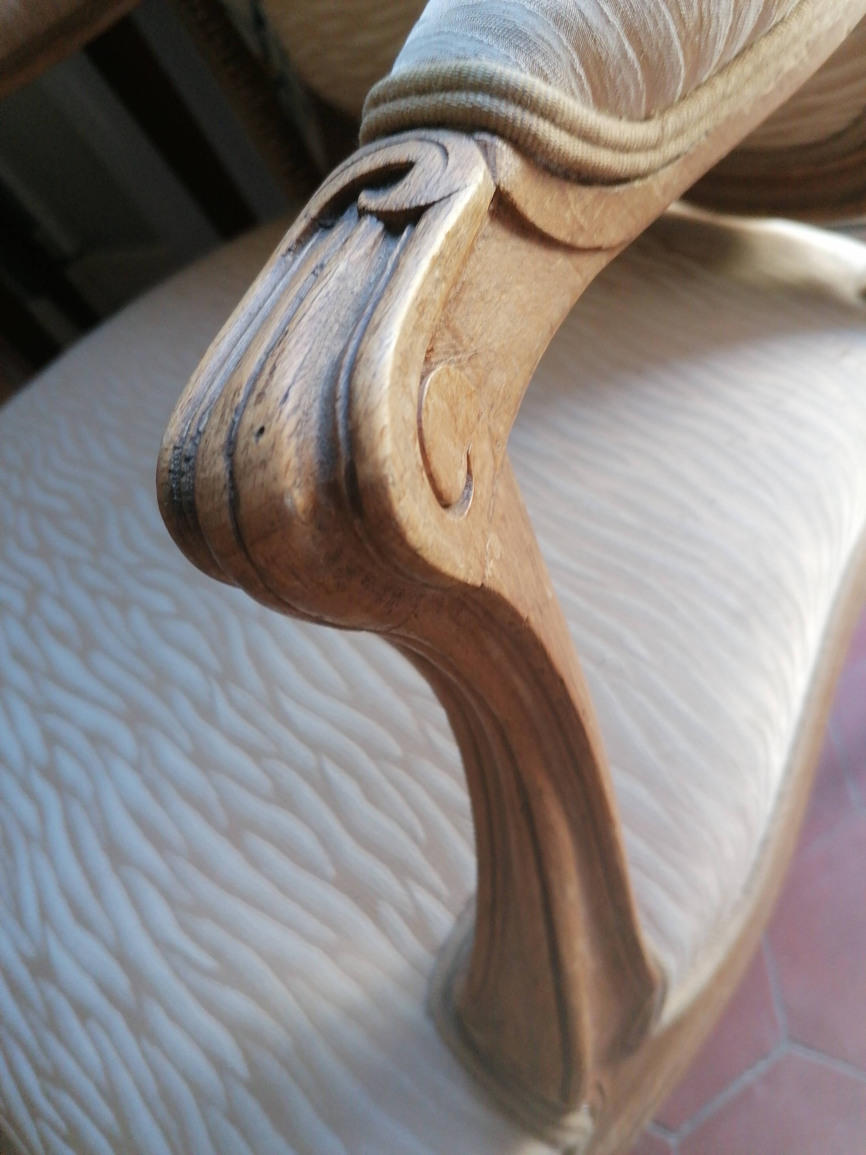 paire de fauteuils style Louis xv