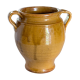Glazed terracotta grease pot / jar