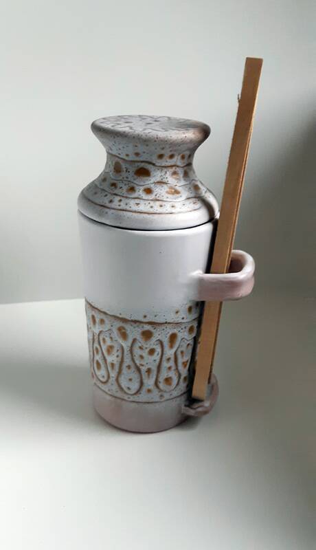 Vintage pickle pot signed Jean Austruy - Vallauris